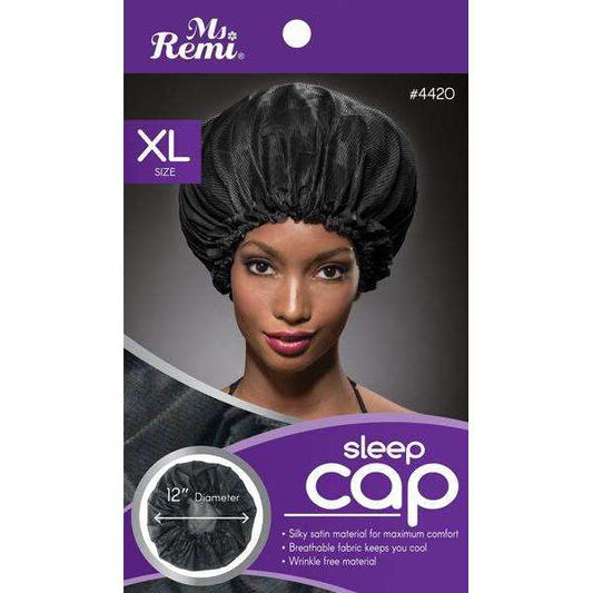 Ms. Remi Sleep Cap XL, 1 Count, Black