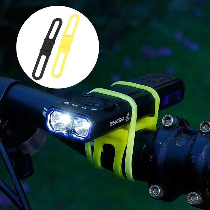 Multipurpose Cycling Silicone Fixed Strap Bandage for Torch Light - IMALENT®