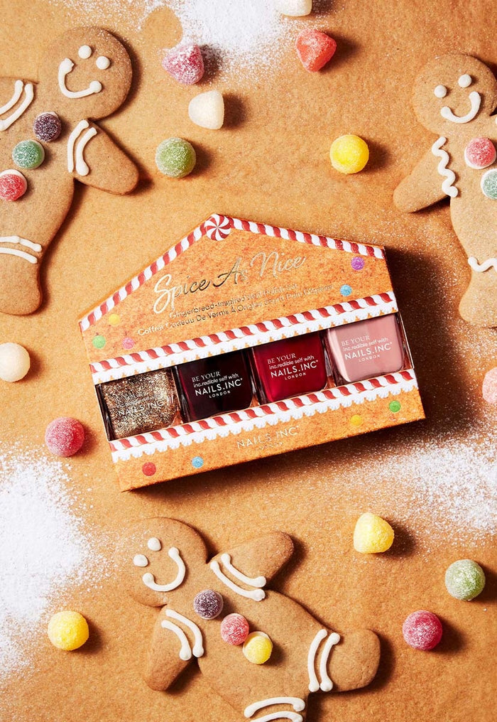 Nails Inc. Spice As Nice 4-piece Nail Polish Set Christmas 2021