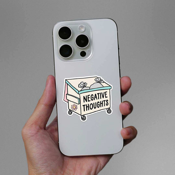 Negative Thoughts Sticker - Stickers | STICK IT UP