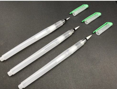 Nellie's Choice - Waterbrush Pen With Fine Nylon Tip Use your water brush to work with water based. Available at Embellish Away in Bowmanville Ontario Canada.