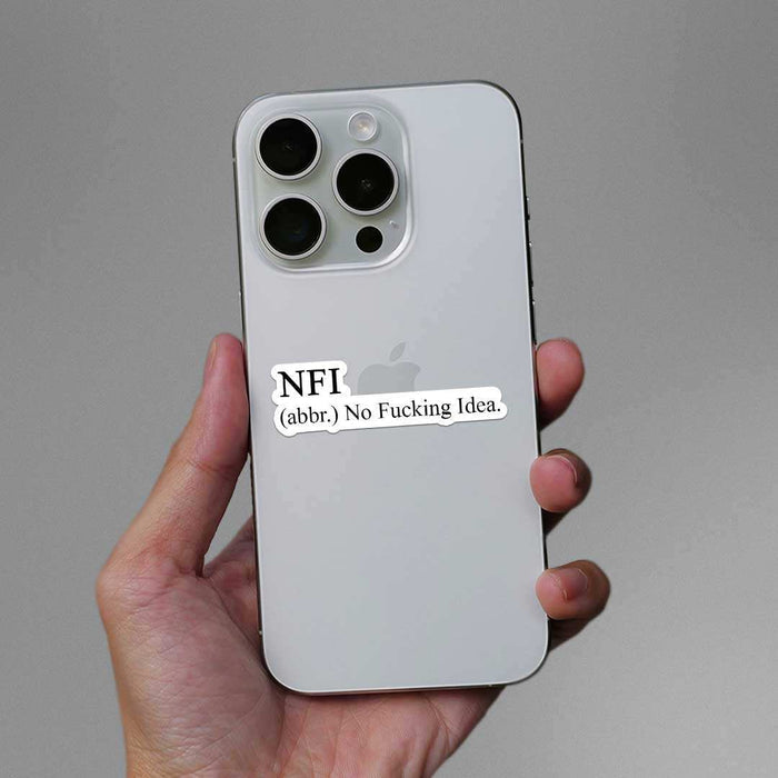 Nfi Sticker - Stickers | STICK IT UP