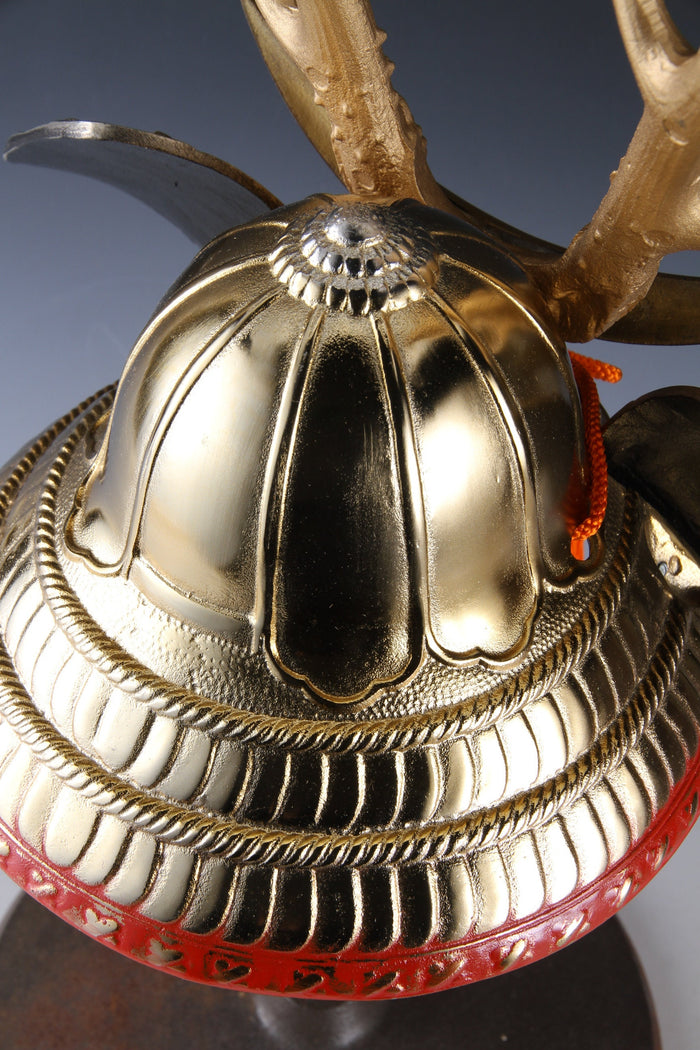 Nice Vintage Japanese Samurai Helmet -Yamanaka Shikanosuke Kabuto- Tsushima