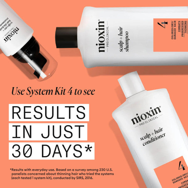 Nioxin System 4 Shampoo & Conditioner 1L Duo