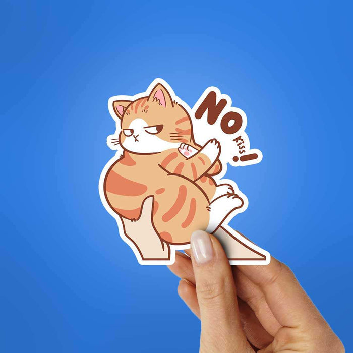 No Kiss Sticker - Stickers | STICK IT UP