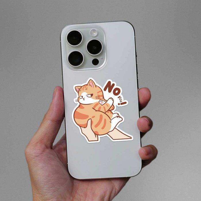 No Kiss Sticker - Stickers | STICK IT UP