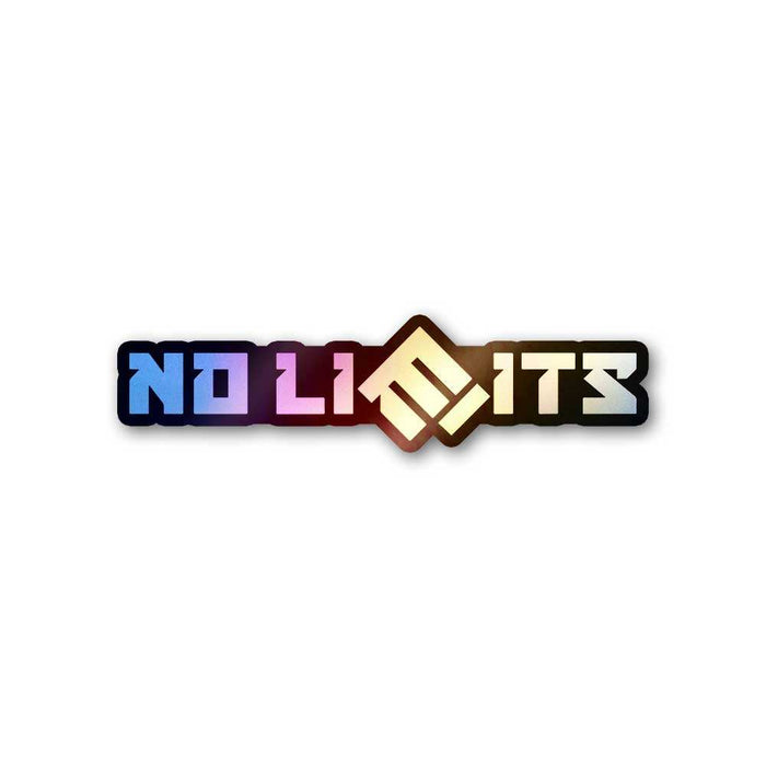 No Limits Holographic Sticker - Holographic stickers | STICK IT UP