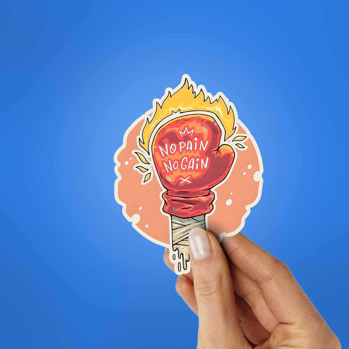 No Pain Sticker - Stickers | STICK IT UP