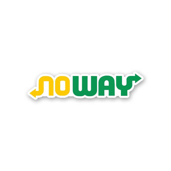 No Way Sticker - Stickers | STICK IT UP