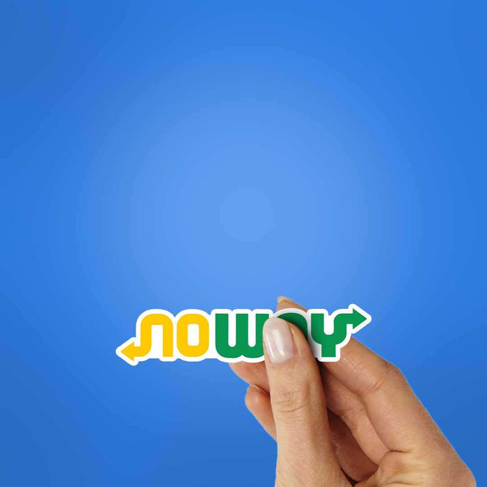 No Way Sticker - Stickers | STICK IT UP