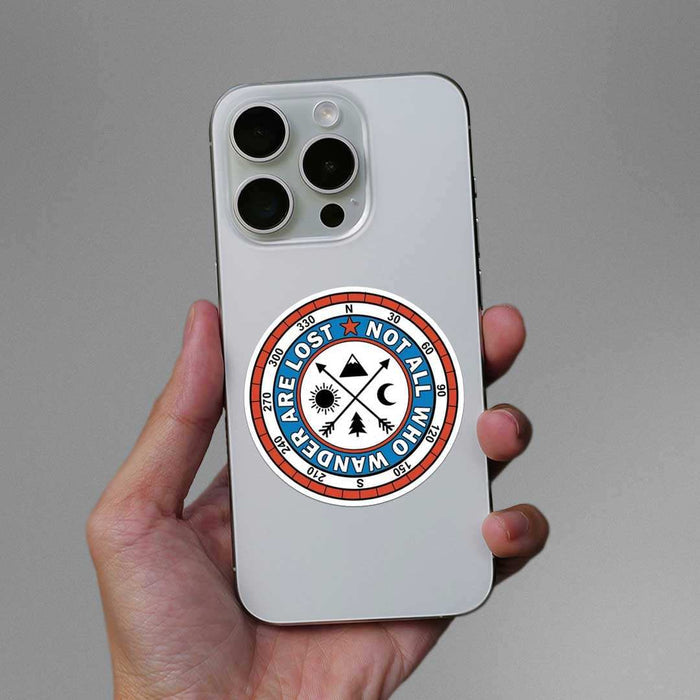 Not All Who Wander Are Lost Sticker - Stickers | STICK IT UP
