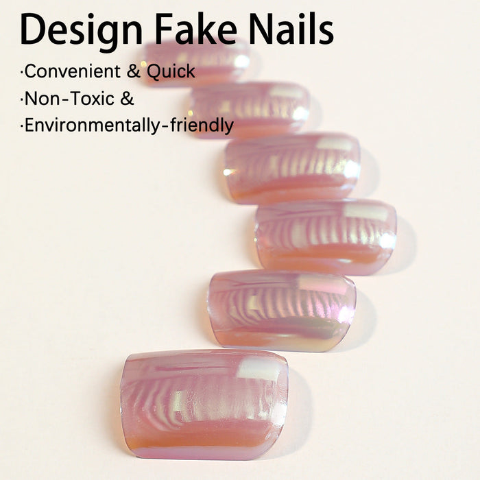 Nude press on nail