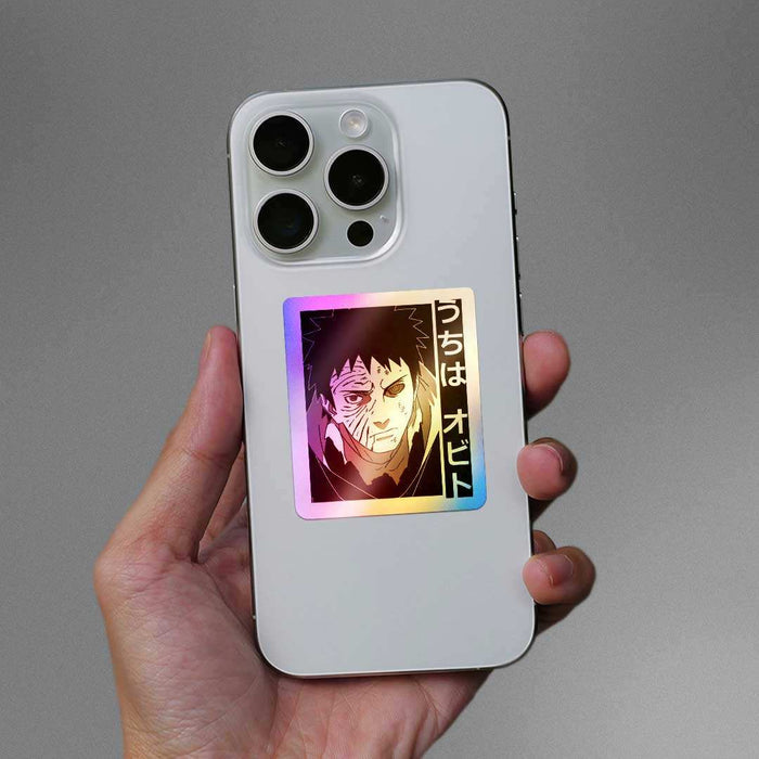 Obito Uchiha Holographic Sticker - Holographic stickers | STICK IT UP