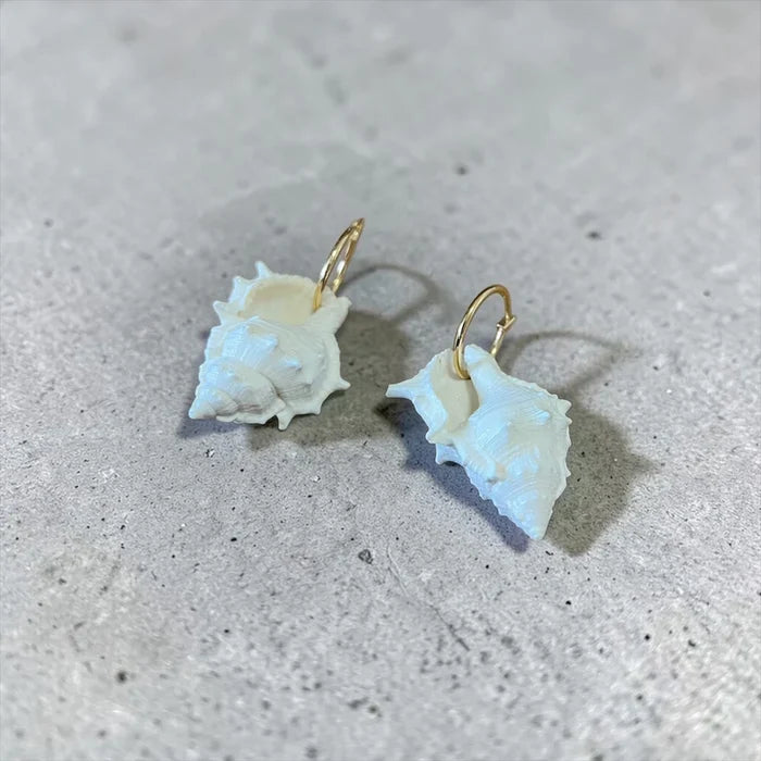 Ocean Hoop Earrings