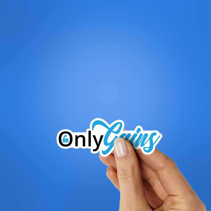 OnlyGains Sticker - Stickers | STICK IT UP