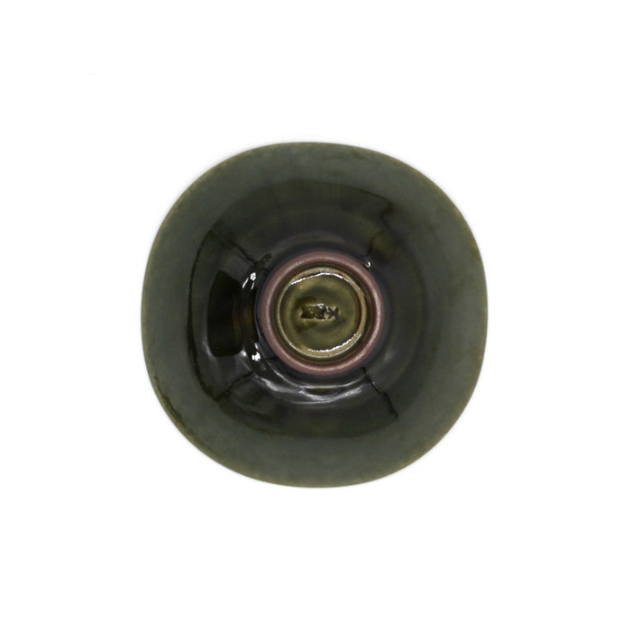 Oribe Deformed Square Kobachi Bowl