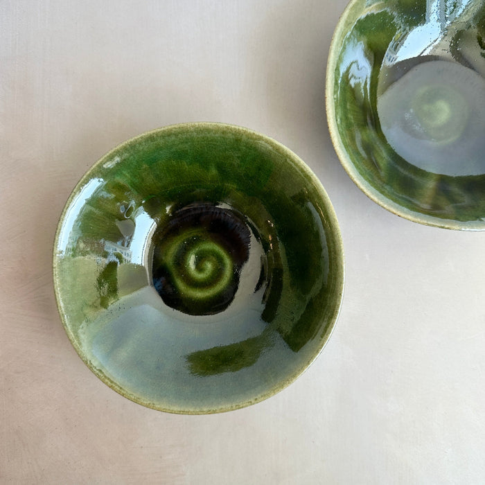 Oribe Deformed Square Kobachi Bowl