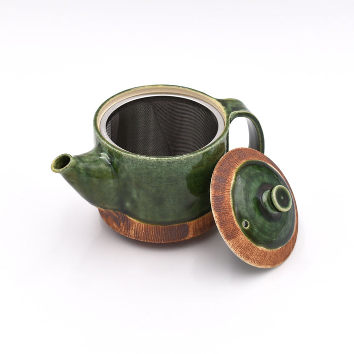 Oribe-Kushime Kittate Tea Pot