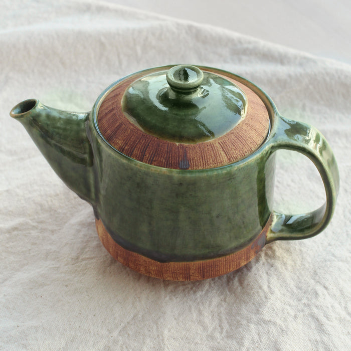 Oribe-Kushime Kittate Tea Pot