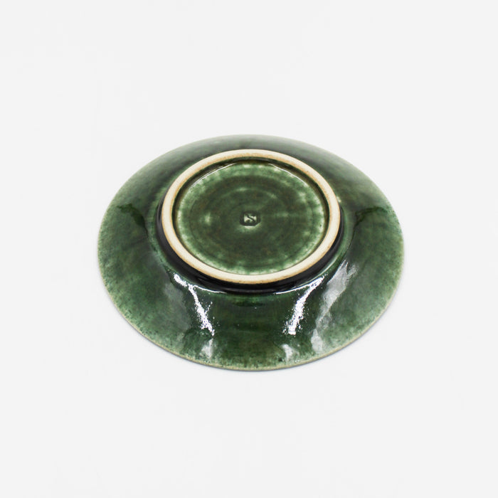 Oribe-Kushime Round Plate (6.5")