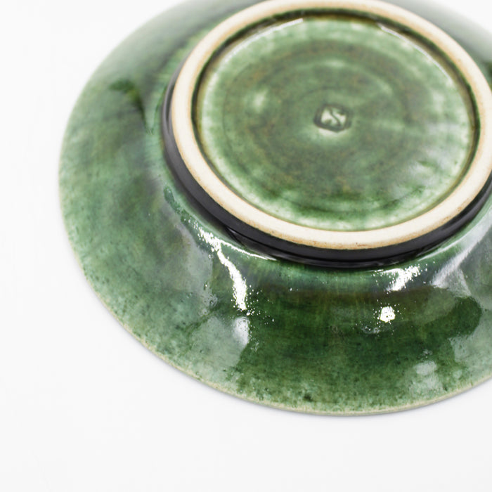 Oribe-Kushime Round Plate (6.5")