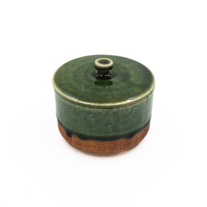 Oribe-Kushime Small Bowl with Lid
