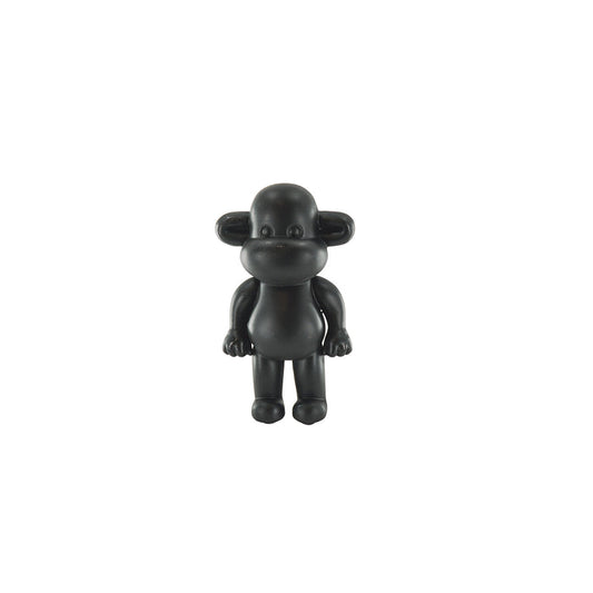 Ornament - Aap Beeld 'The Legend' - Polyresin - Zwart - 11x7x19cm