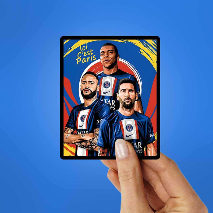 Paris Football Sticker - Stickers | STICK IT UP