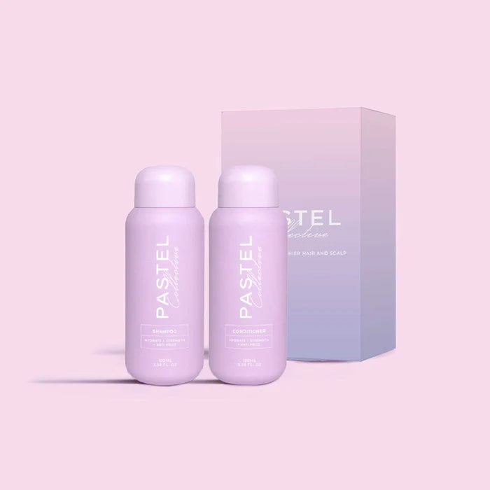 PASTEL COLLECTIVE TRAVEL SIZE SHAMPOO AND CONDITIONER 100ML