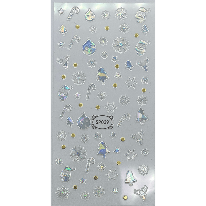 Pasties Gem Decals - Snowflakes