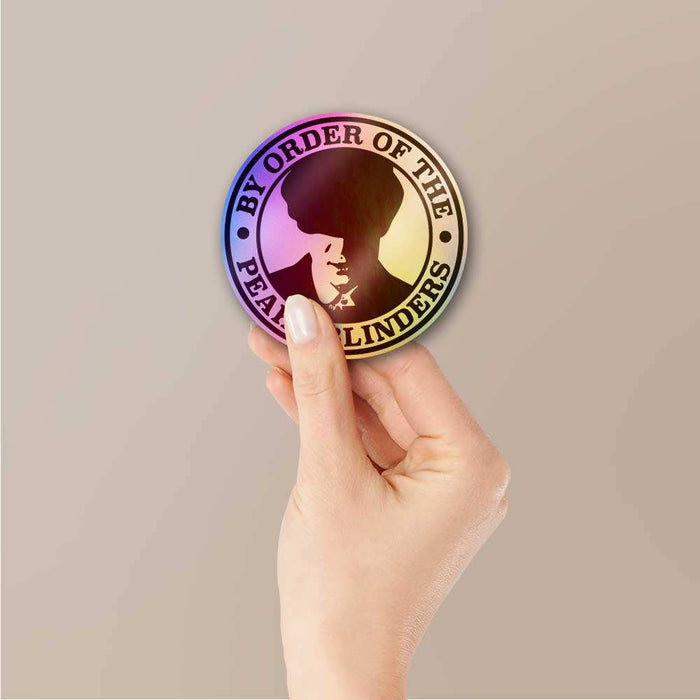 Peaky Blinder Holographic Sticker - Holographic stickers | STICK IT UP