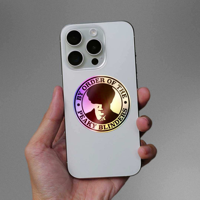 Peaky Blinder Holographic Sticker - Holographic stickers | STICK IT UP