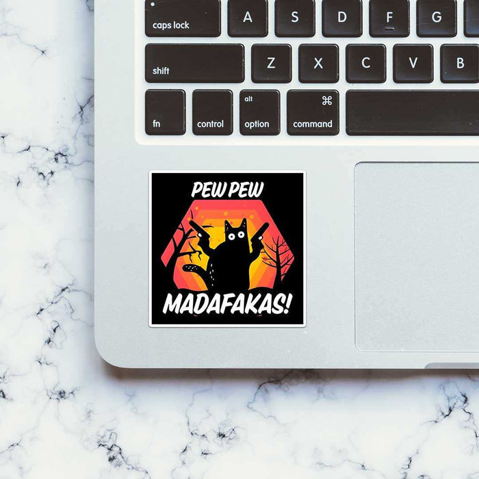 Pew Pew Madafakas Sticker - Stickers | STICK IT UP