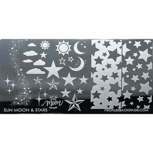 Sun Moon & Stars Pf Stamping Plate 029