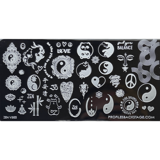 Zen Vibes Pf Stamping Plate 025