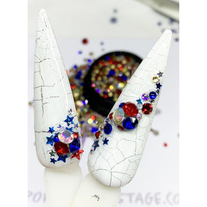 PF Stars *Lazer* Blue Glitter Mix