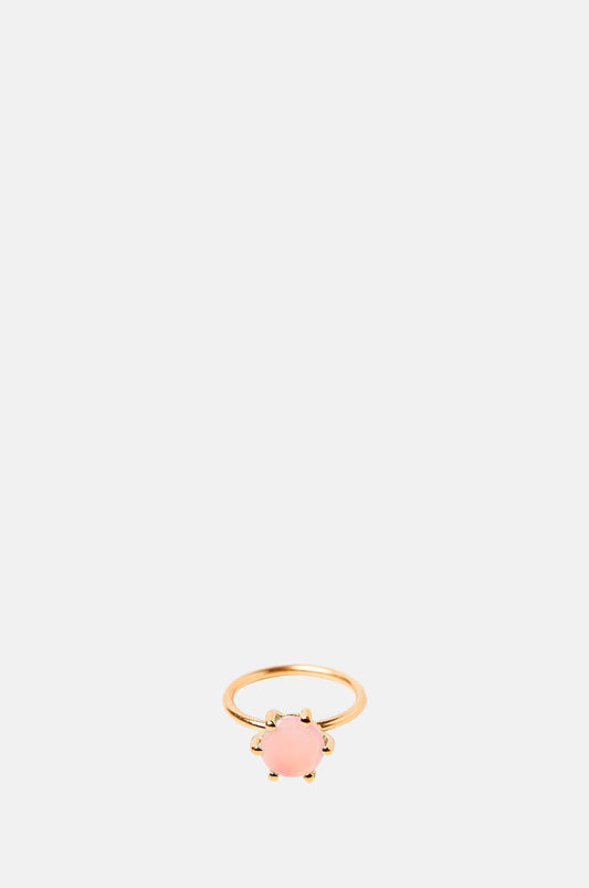 Beatriz Palacios Pink Jade Ring.