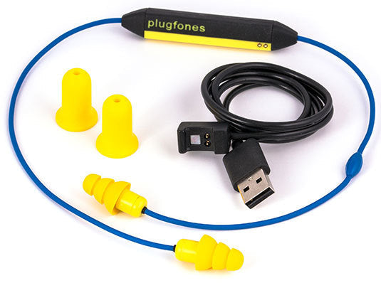 Cable for Bluetooth Headphones with Earplugs & Mic
