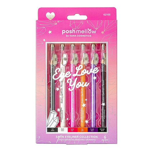 Posh Mellow Eye Love You Eyeliner 6pcs - ikatehouse