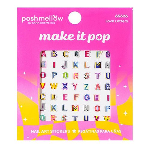 Posh Mellow Make It Pop Nail Art Sticker - ikatehouse