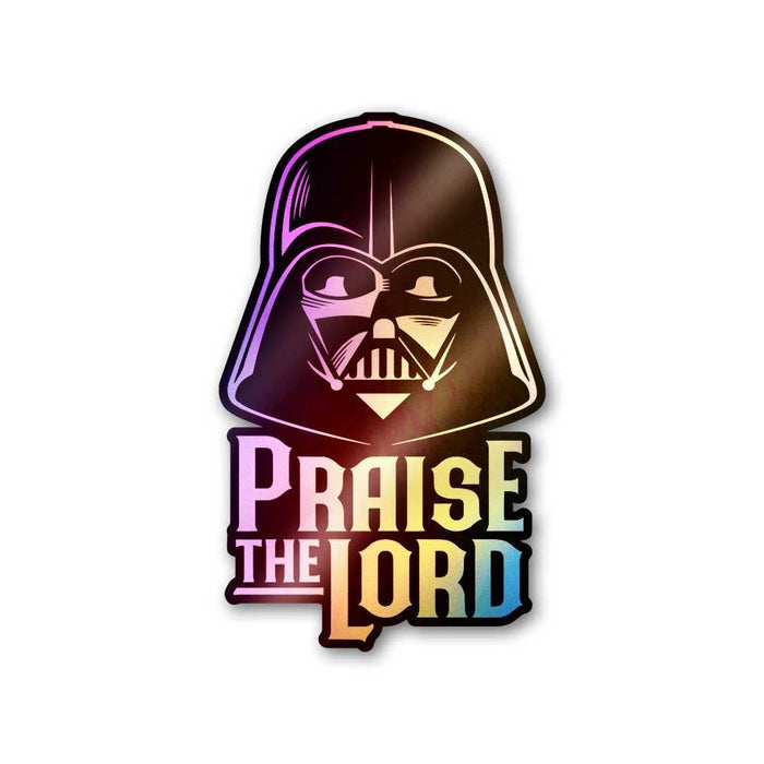 Praise The Lord Holographic Sticker - Holographic stickers | STICK IT UP
