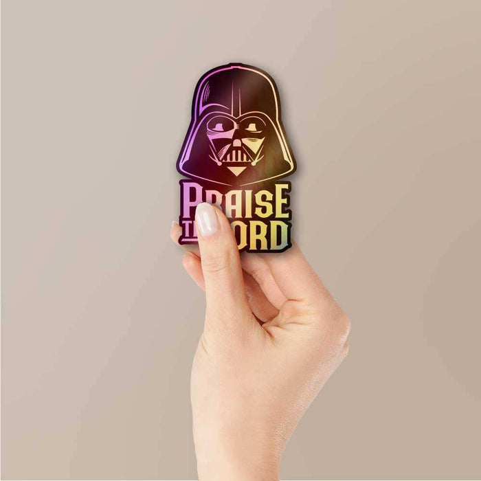 Praise The Lord Holographic Sticker - Holographic stickers | STICK IT UP