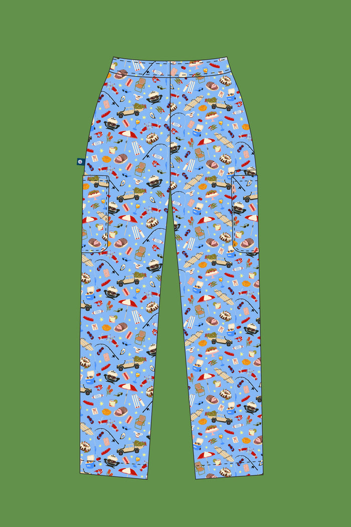 Pre-Order Chrissy Day – Unisex Printed Scrub Pants