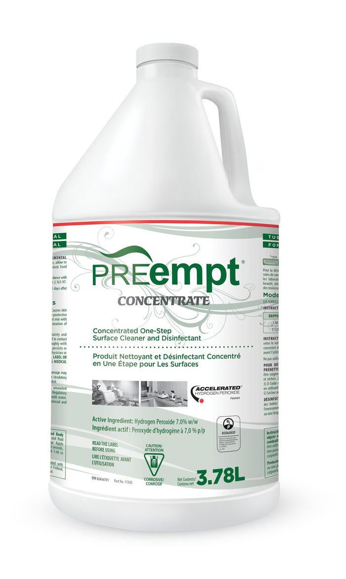 PREempt Concentrate - One Step Disinfectant 3.78 L | PREempt