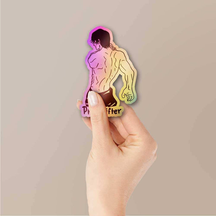 Pro Lifter Holographic Sticker - Holographic stickers | STICK IT UP