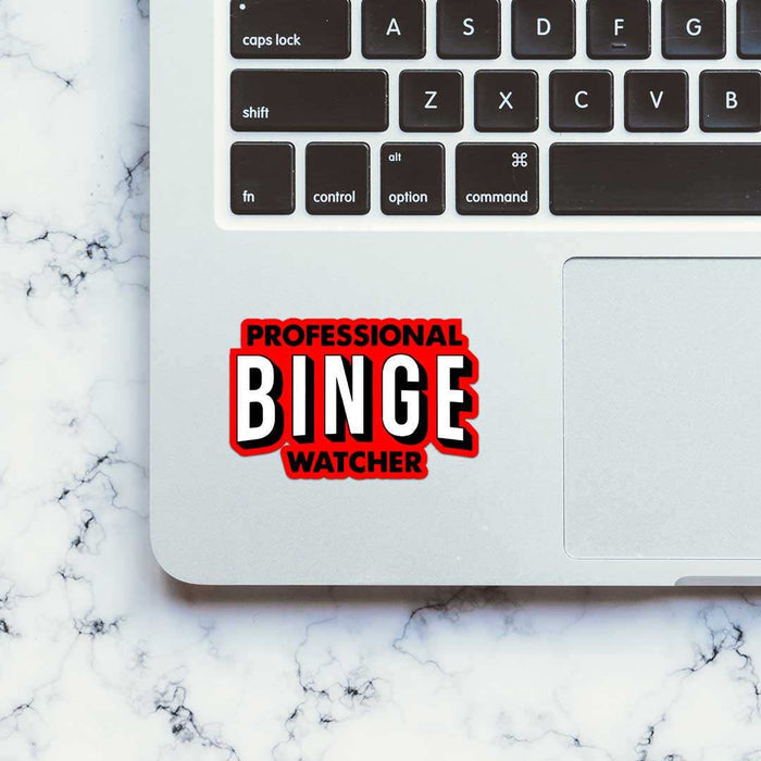 Professional-Binge-Watcher Sticker - Stickers | STICK IT UP