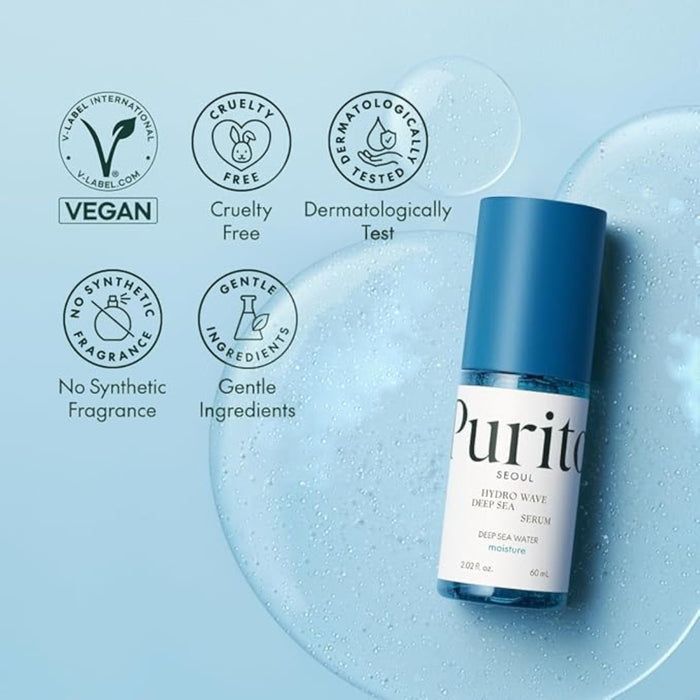 Purito Hydro Wave Deep Sea Serum 60ml | VGLE Beauty Canada
