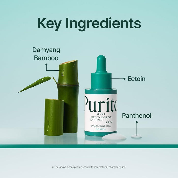 Purito Mighty Bamboo Panthenol Serum 30ml | VGLE Beauty Canada