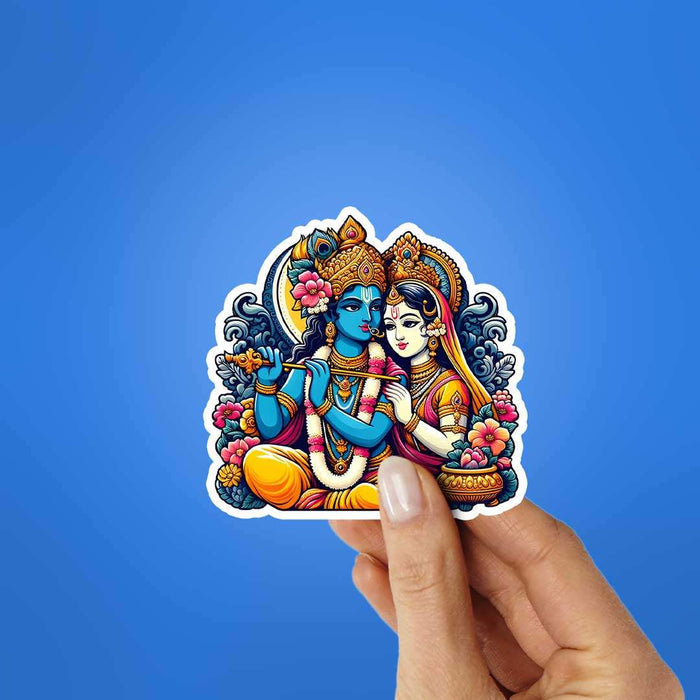 Radha Krishna Sticker - Stickers | STICK IT UP