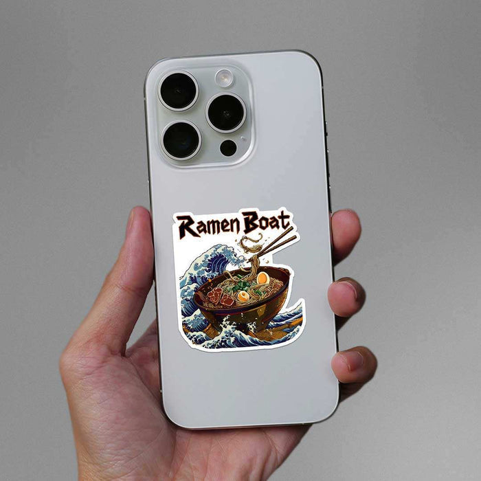 Ramen Boat Sticker - Stickers | STICK IT UP